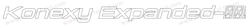 Konexy Expanded字体转换